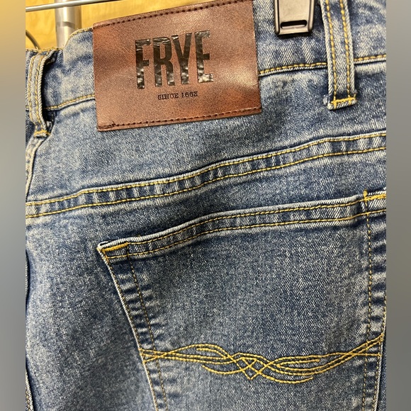 NWT Frye Wide-leg Flare Vintage Wash Blue Jeans 31 - Picture 6 of 11